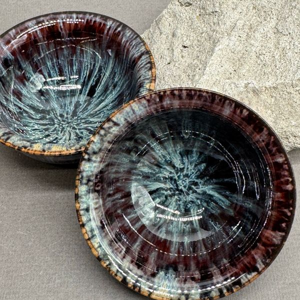 Чашка темная в стиле Цзинь да чжень, 60мл