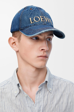 Loewe Кепка из из джинсовой ткани, джинсовый синий