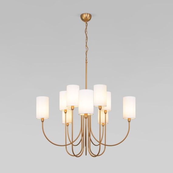 Подвесная люстра Eurosvet Abbey 60164/10 латунь