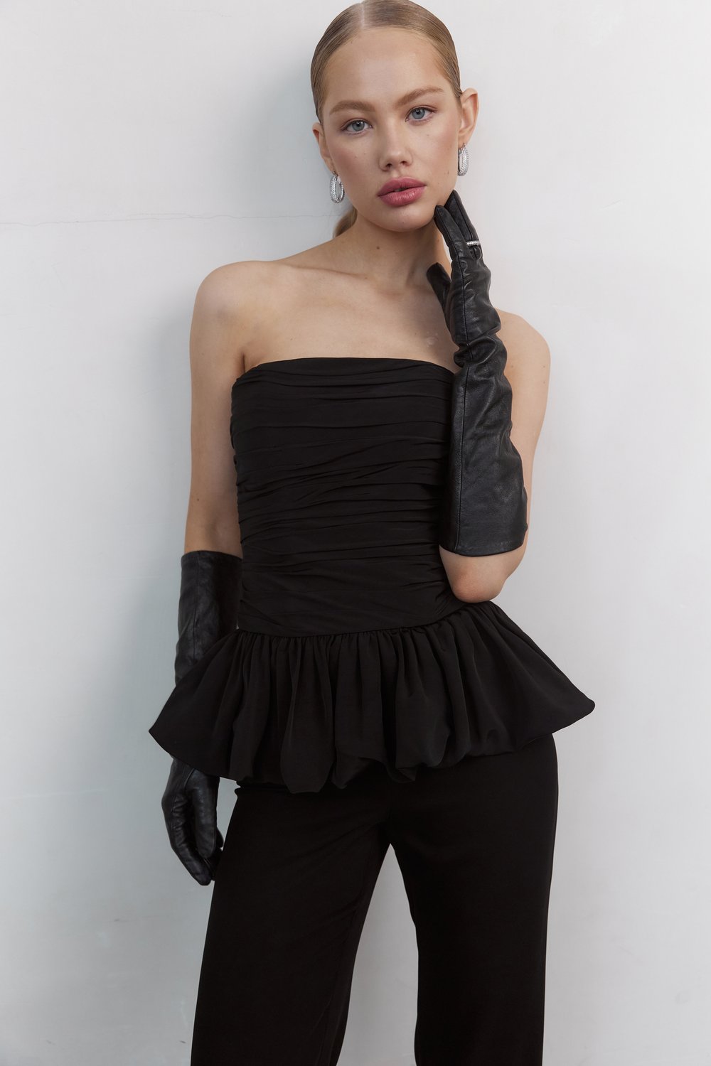 Корсет с драпировкой