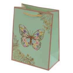 GAEM Пакет подарочный (бумага 210г/м2, блок 12шт), L18 W10 H23 см, 4в.