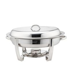 Мармит 5,5 л овальный с крышкой 55*32*31 см нерж. SUNNEX