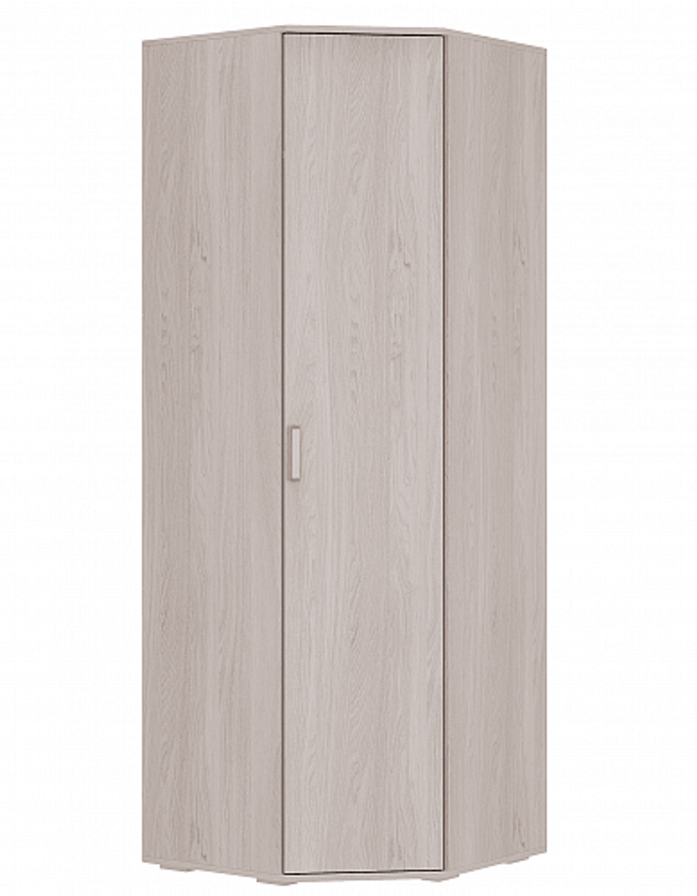 Шкаф угловой для одежды Белла, ясень белый