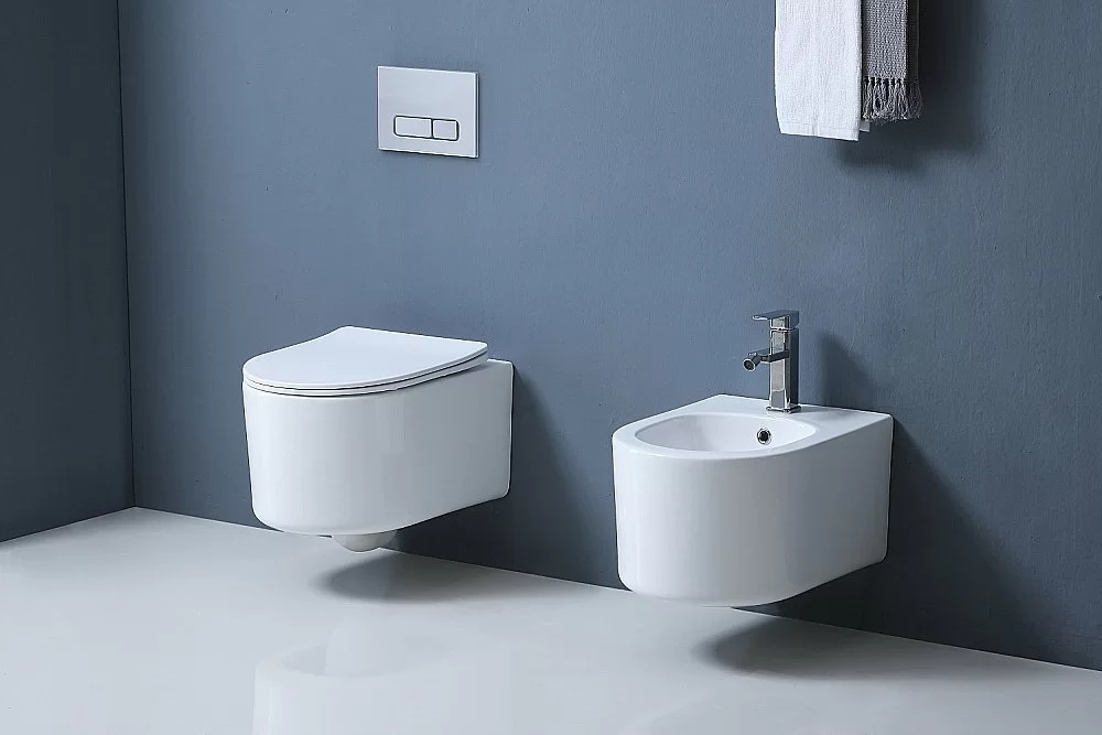 Унитаз с инсталляцией Aquatek Мия SET AQUATEK МИЯ белый, с крышкой микролифт, безободковый