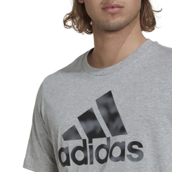 Мужское теннисное поло adidas Camo T-Shirt Men - Grey