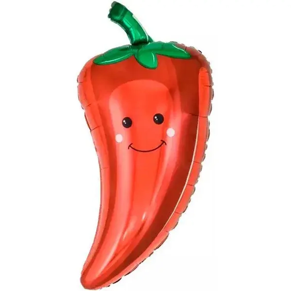 Шар (26""/66 см) Фигура, Перчик Чили, Красный, 1 шт. И16