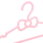 Плечики для одежды детские 3шт «ИДЕЯДОМА», бантик, цвет розовый, 29*15см (Лейбл Селфи)