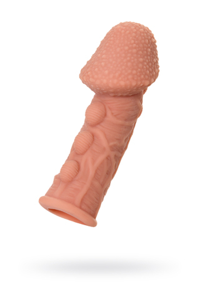 Насадка Kokos с дополнительной стимуляцией телесная 14,7 см