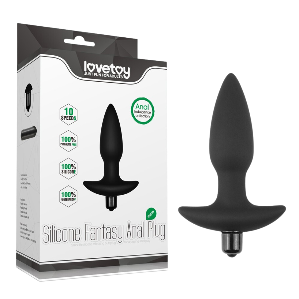 Классическая анальная пробка с вибрацией Fantasy Anal Plug