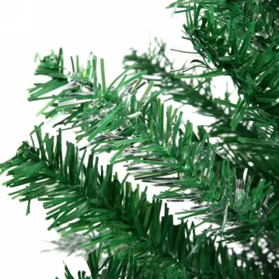 Ёлка «Серебряная дымка» 90 см, ПВХ зеленый с серебром (90 веток)