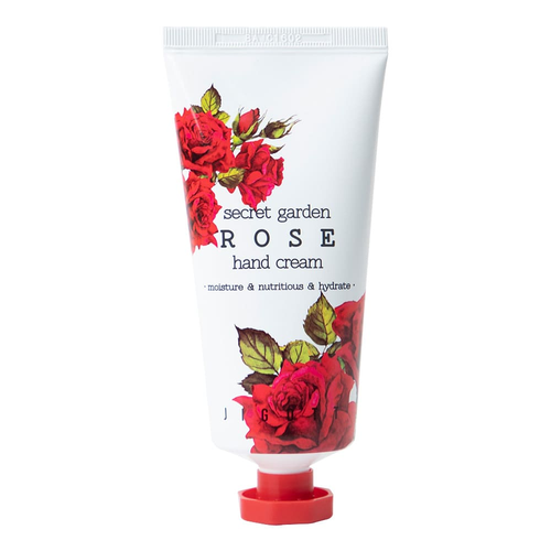 [Jigott] Secret Garden Rose Hand Cream - Крем для рук с экстрактом розы, 100 мл