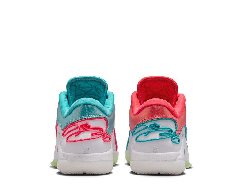 Баскетбольные кроссовки Nike LeBron XXII "Limelight" Solar Red/Dusty Cactus-White-Vapor Green