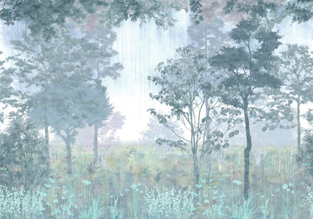 Дизайнерские обои-фрески. Коллекция: Foresta Арт.: СК-002-03. Размер: 260 х 370 см.