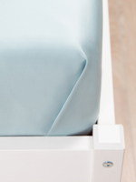 PLACIDITY Простыня стандартная сатин бирюзовый