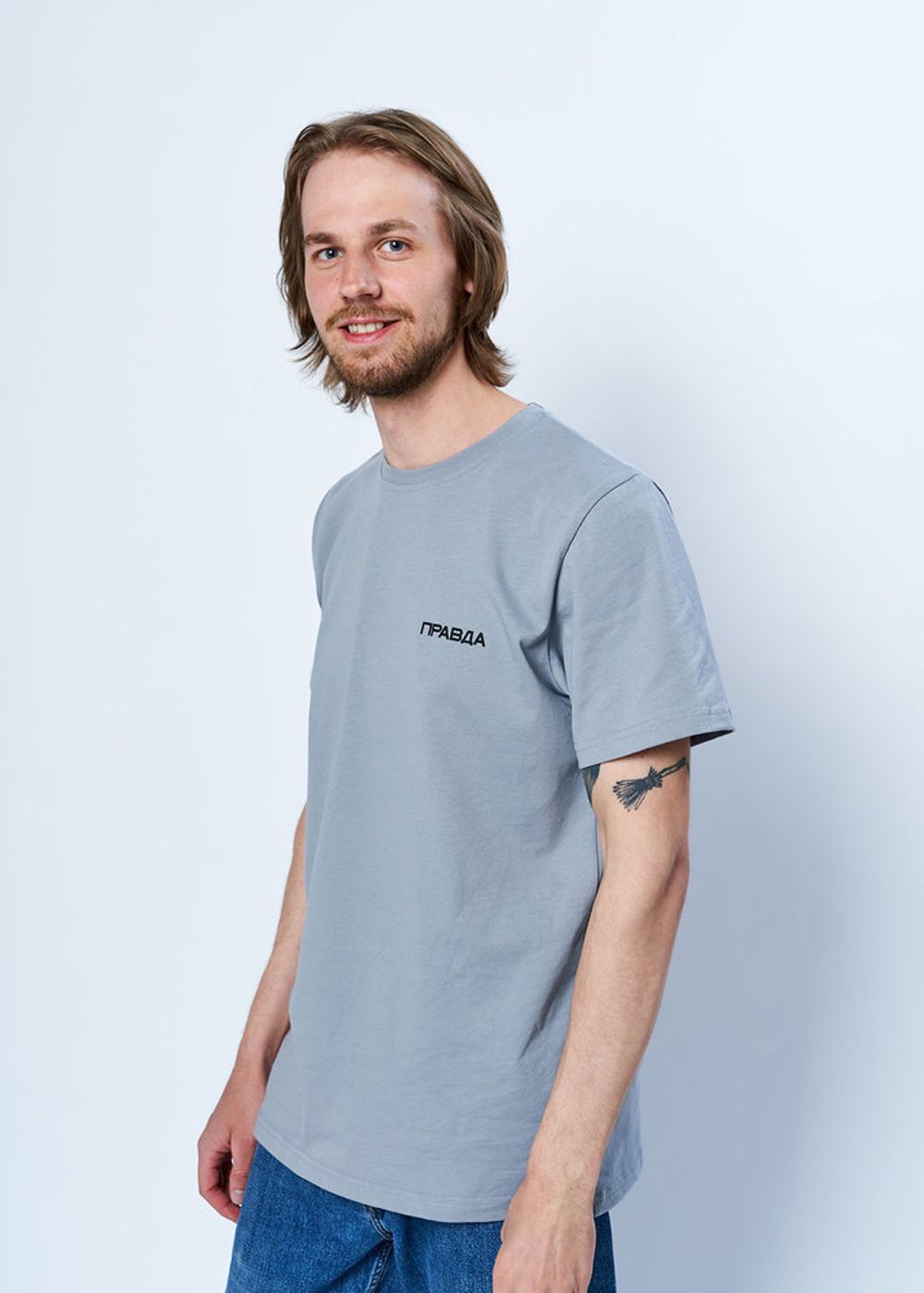 Футболка Правда Серая