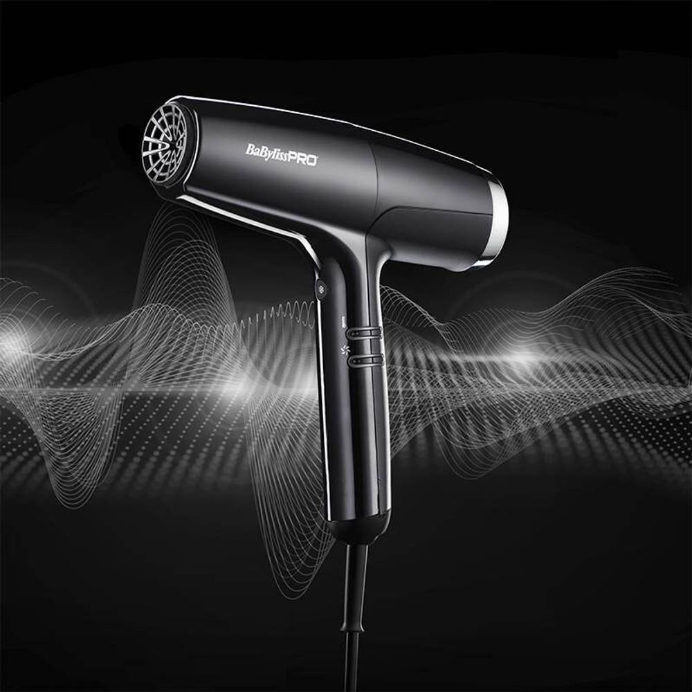 Профессиональный фен BaByliss PRO Falco BAB8550BE Black&Silver - 8