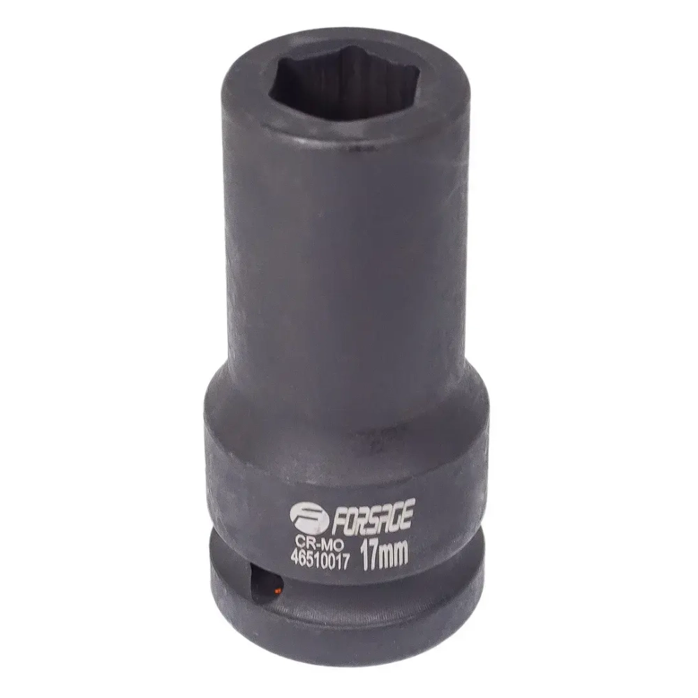 Головка ударная глубокая 17мм 3/4''6гр Forsage F-46510017