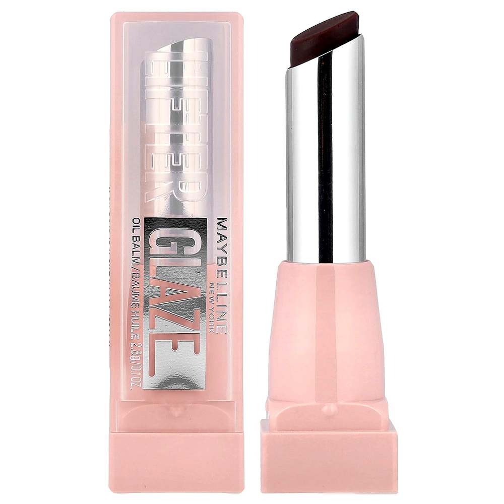 Maybelline, Butter Glaze, масляный бальзам, оттенок 008 асаи, 2,8 г (0,1 унции)