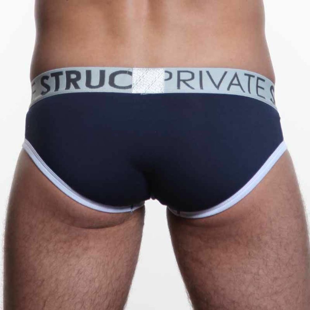 Мужские трусы брифы Private Structure Spectrum Low Rise Brief Navy PST0015