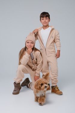 Комбинезон флисовый (Кремовый)