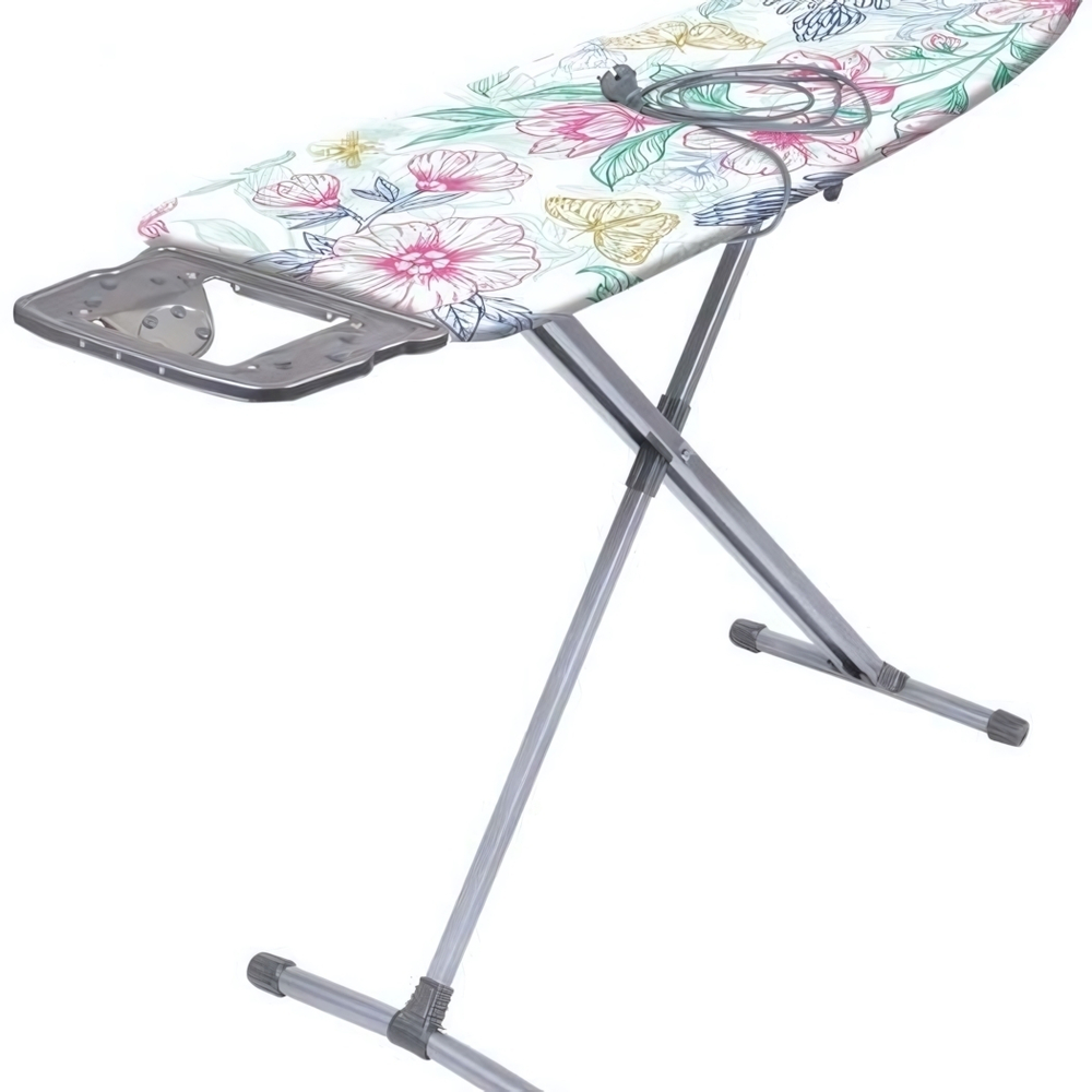 Доска гладильная Ника 10 (Н10/5 с цветами)