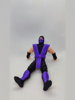 Подвижная фигурка "Рэйн" Mortal Kombat, пластик, цвет фиолетовый