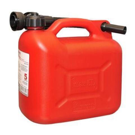 Канистра для топлива, 3ton 5 лит. ластиковый в комплекте с лейкой.
