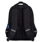 Рюкзак BRAUBERG SOFT, 2 отделения, 3 кармана, "Dark night", СВЕТООТРАЖАЮЩИЙ ПРИНТ, 40х31х15 см, 273119