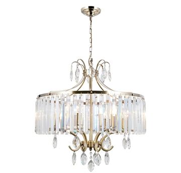 Подвесная люстра 8*E14 CL335183 бронза Инга Citilux