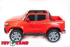 Детский электромобиль Toyland Mersedes-Benz X-Class красный фото №5