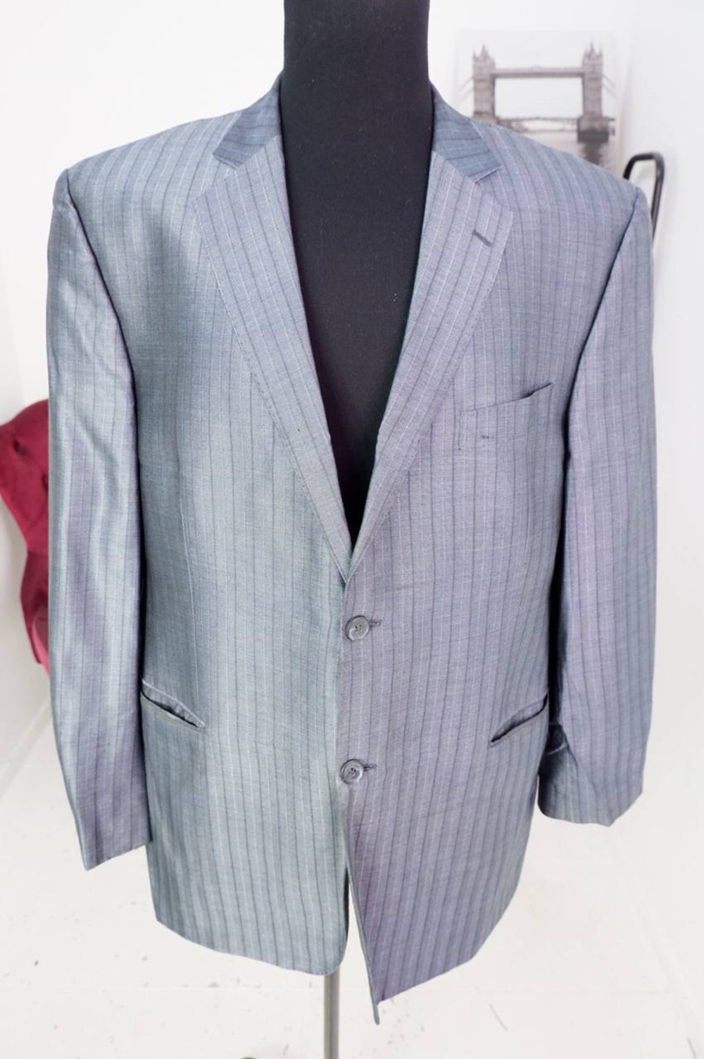 Пиджак для современного стиля, визуально на 56 размер