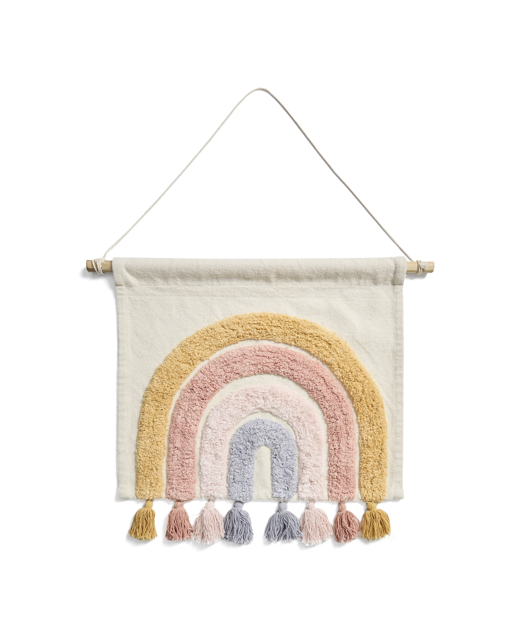 Настенный гобелен Tadea 100% хлопок разноцветная радуга 60 x 52 см