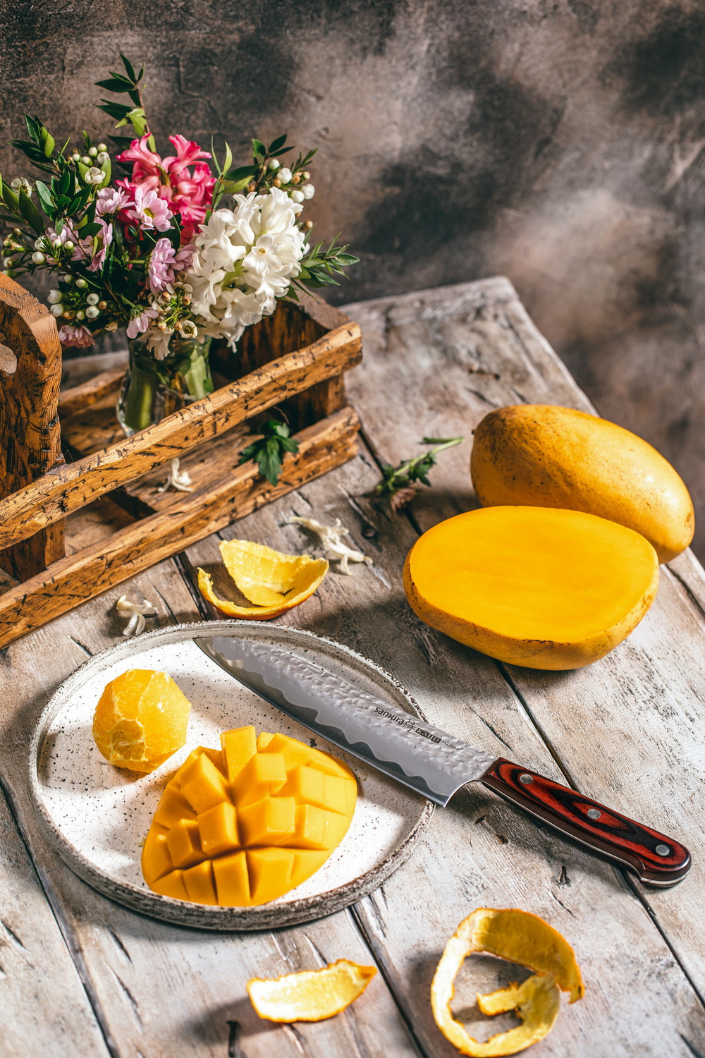 Нож кухонный Сантоку 18см Samura Kaiju