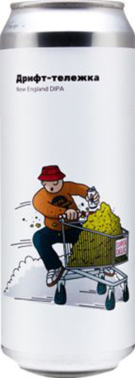 Пиво Вайт Стоун Дрифт-Тележка / White Stone Drift-Telezhka 0.45 - банка