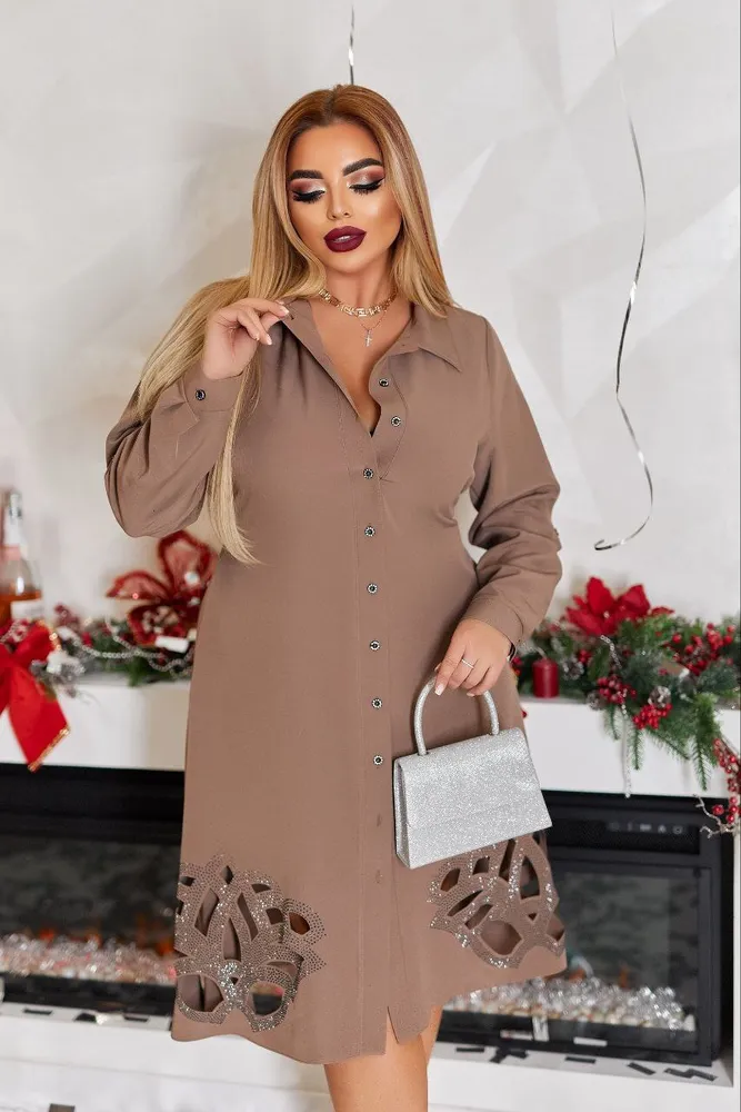 Платье-рубашка УК-982-2 Fabrika