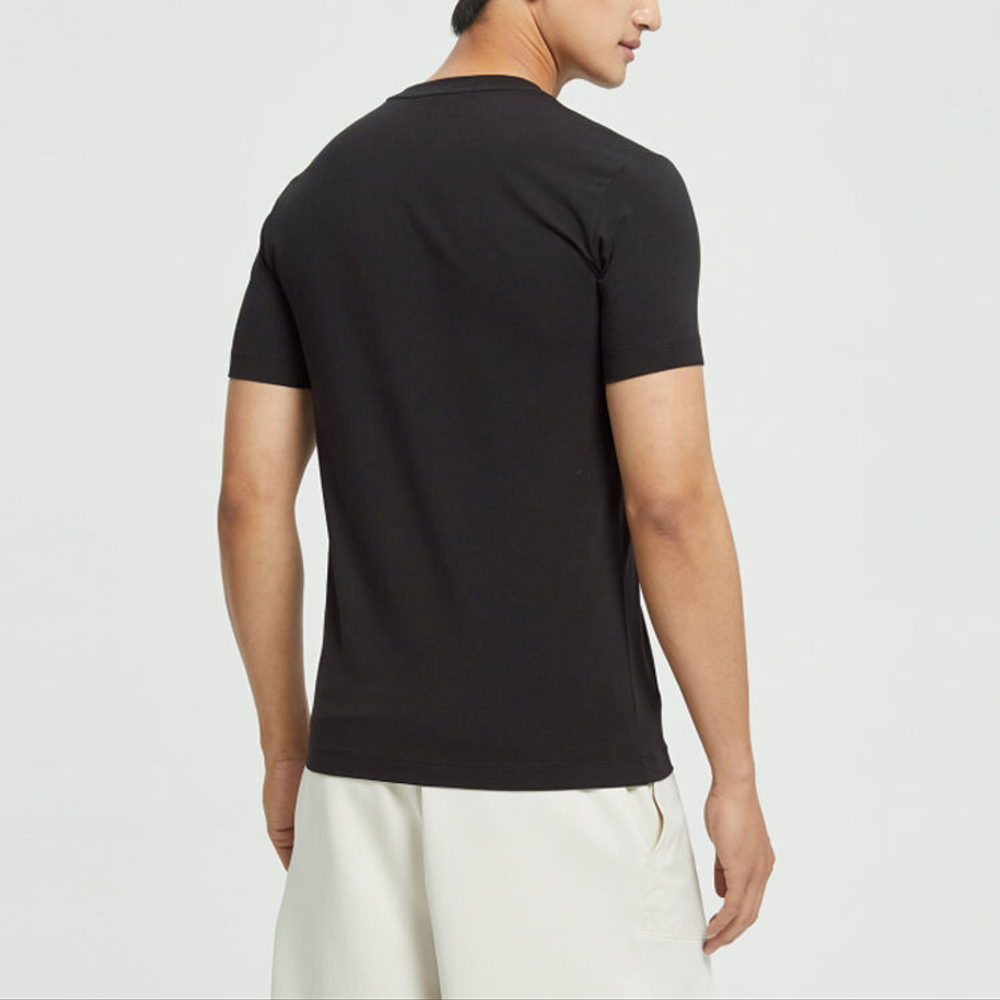 Футболка Черная с логотипом Calvin Klein Tee
