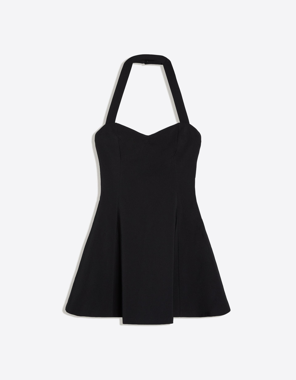 Мини-платье с воротником-стойкой - BERSHKA