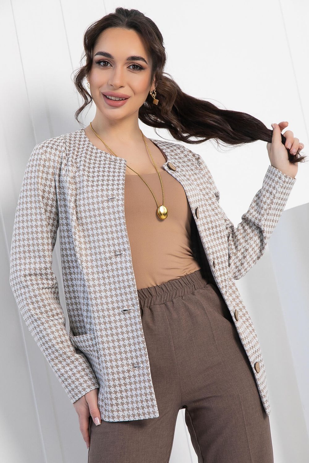 Жакет Джорджия (беж) Б12009 LT Collection