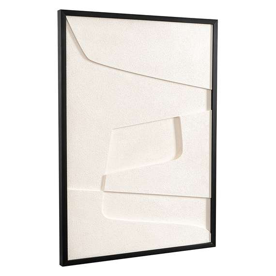 Фактурное панно с эффектом 3D Minimalism, 50х70 см, бежевый