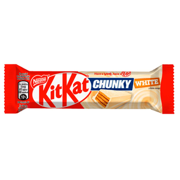 Шоколадный батончик KitKat Chunky White в белом шоколаде, 40 г (Польша)