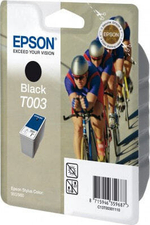 Epson Cyclist Ink Cart black 1800sh f Stylus 900 струйный картридж Подлинный C13T003011