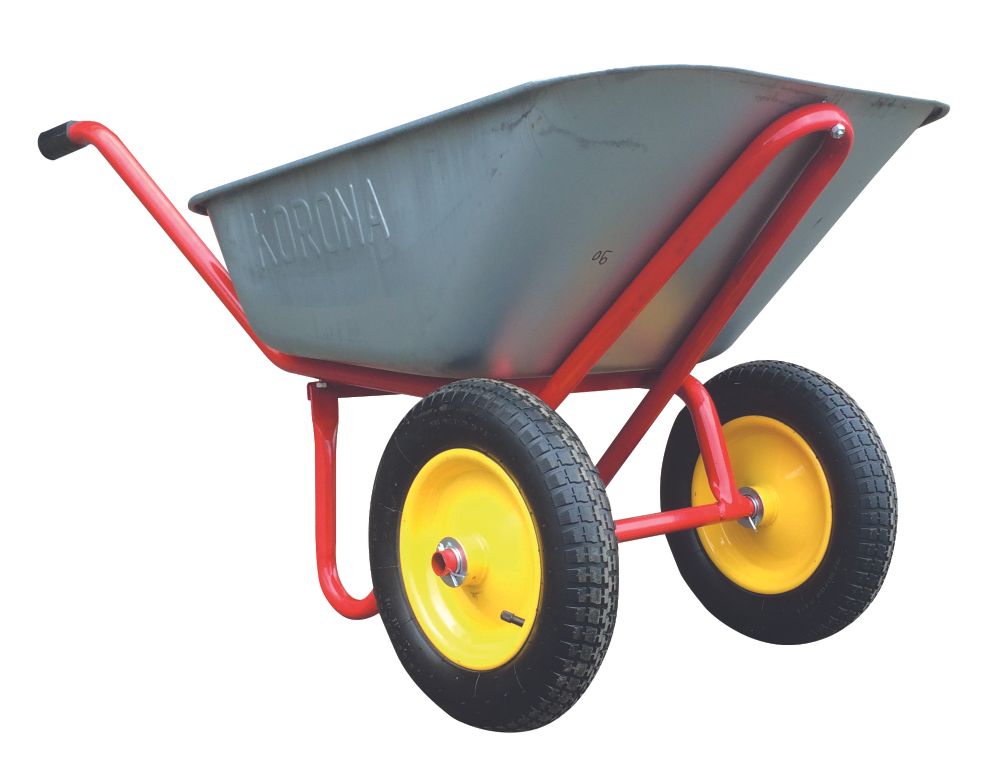 ТАЧКА СТРОИТЕЛЬНАЯ ОЦИНКОВ. 110 Л, 2 КОЛЕСА С ПОДШИПНИКОМ (3.25-8)