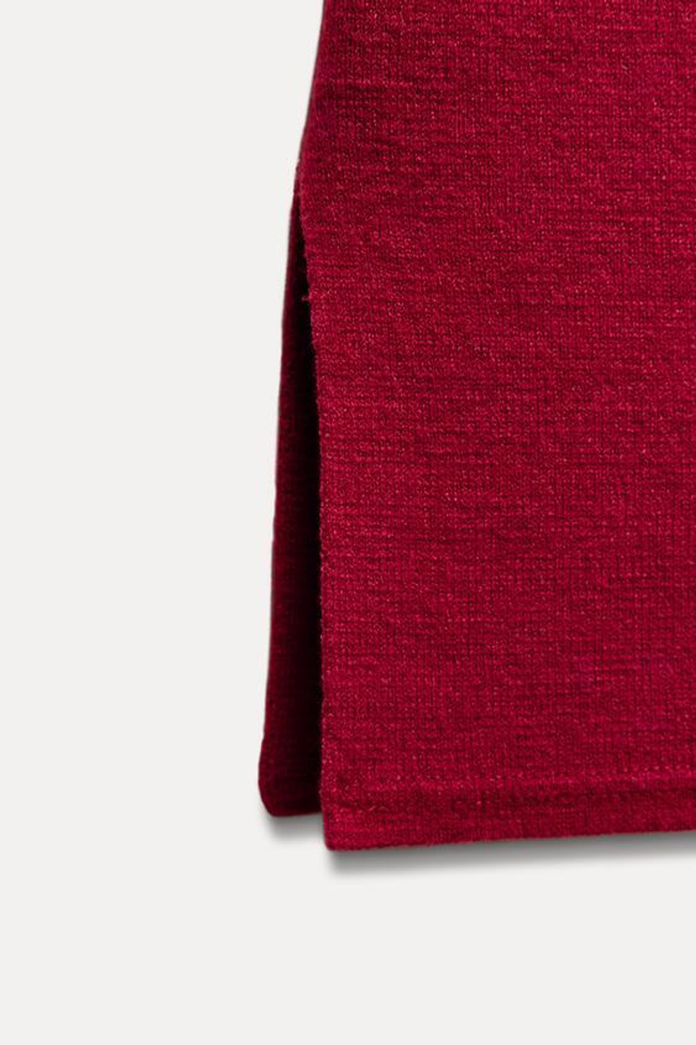 ZARA ТОП С РАЗРЕЗАМИ, ТЕМНО-РОЗОВЫЙ