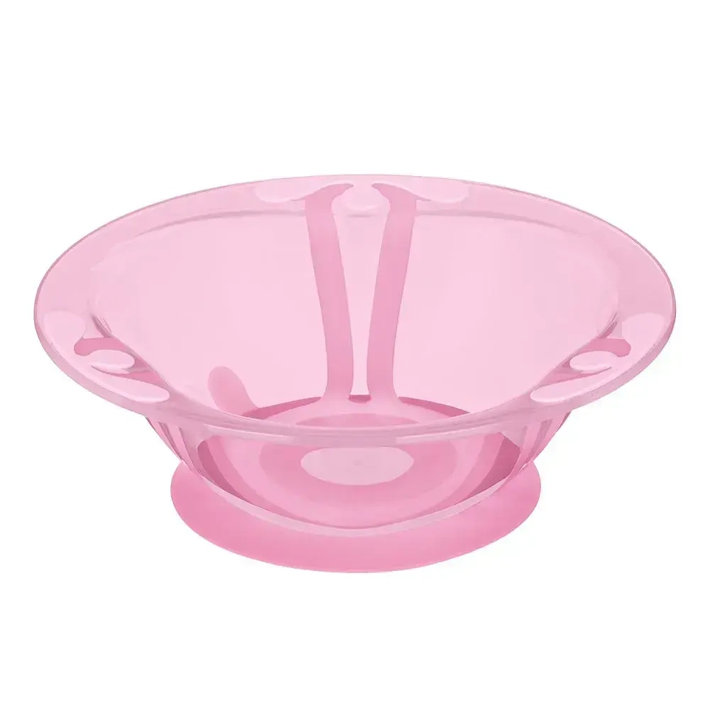 ТАРЕЛКА ДЕТСКАЯ ГЛУБОКАЯ НА ПРИСОСЕ 300МЛ (Розовый)