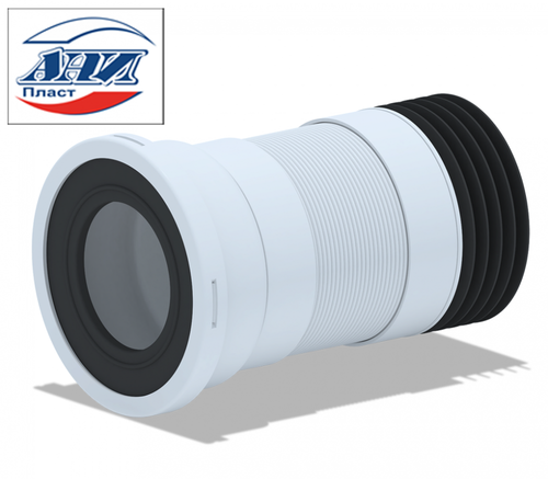 АНИ  К718R Гофра для унитаза 240-450  (20/1шт)