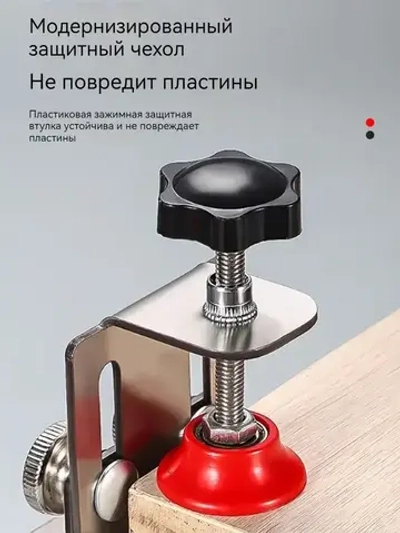 Опора для скрытого монтажа двери, Нержавеющая сталь, Зажим для крепления двери шкафа, диапазон регулировки 36 мм, Зажим для рамы шкафа, Бытовой деревообрабатывающий инструмент