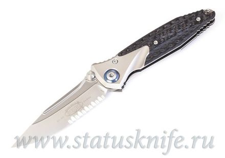 Нож Microtech Socom Bravo 260-8CFTI Single Partially Serrated Blue Collar