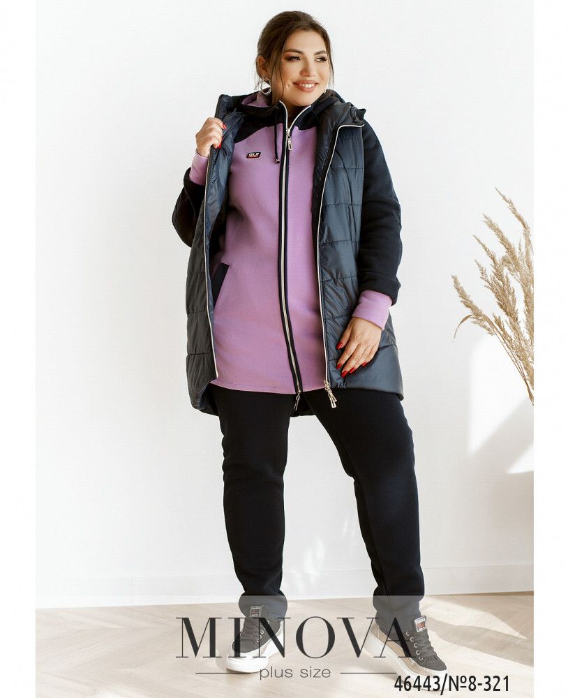 Костюм 8-321-лаванда-синий Minova Костюм 8-321-лаванда-синий Minova