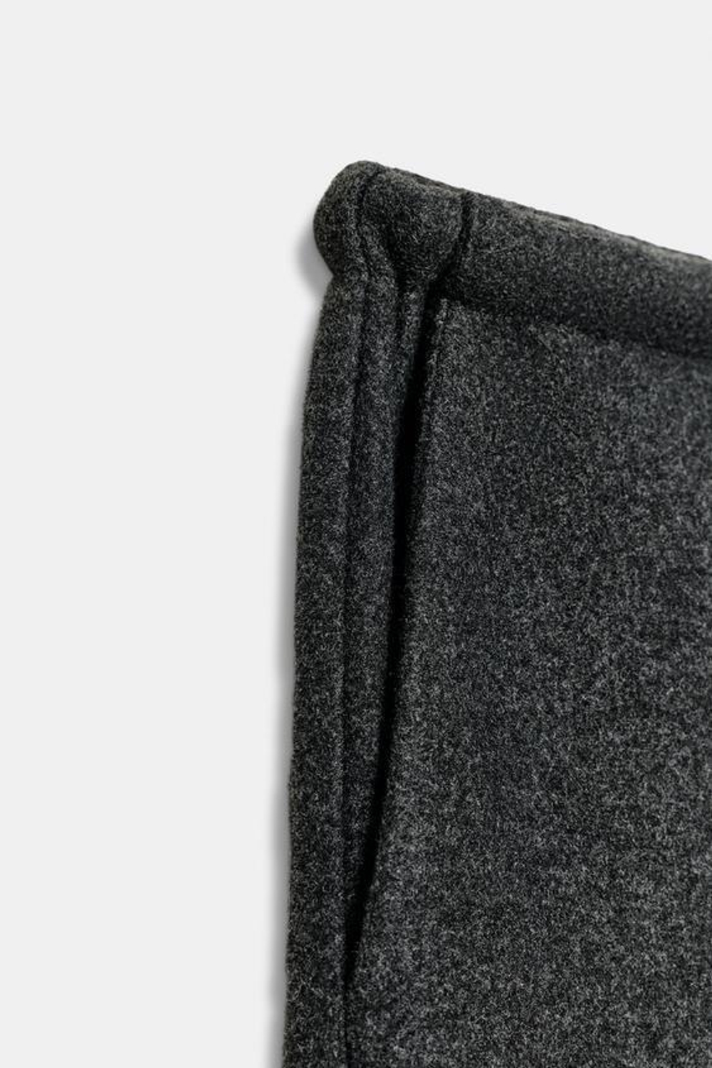 ZARA БРЮКИ ПАЛАЦЦО С ЗАВЯЗКАМИ, СЕРЫЙ МЕЛАНЖ