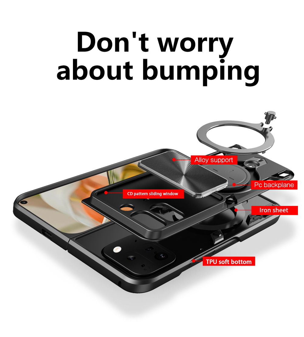 Чехол с кольцом Big Ring Case для Google Pixel 9 Pro Fold